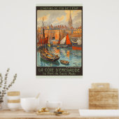 Poster Le Port de Saint-Malo (Cuisine)