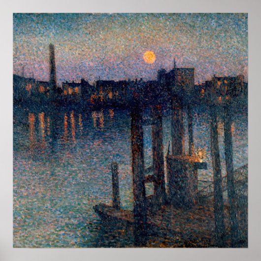 Poster Le port Maximilien Luce de Londres (Devant)