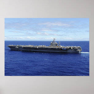 Poster Le porte-avions USS Abraham Lincoln