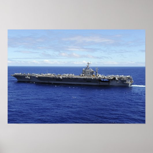 Poster Le porte-avions USS Abraham Lincoln (Devant)