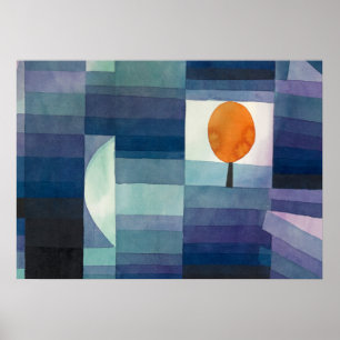 Poster Le Porte-monnaie de l'automne par Paul Klee