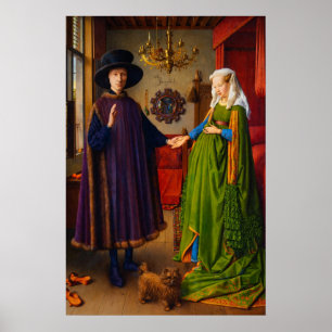 Poster Le Portrait Arnolfini de Jan van Eyck