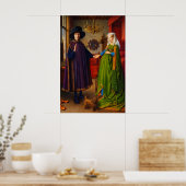 Poster Le Portrait Arnolfini de Jan van Eyck (Cuisine)