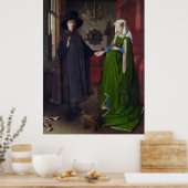 Poster Le portrait Arnolfini de Van Eyck (Cuisine)