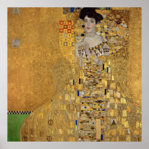 Poster Le portrait d'Adele Bloch-Bauer I par Klimt