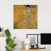 Poster Le portrait d'Adele Bloch-Bauer I par Klimt (Bureau à domicile)