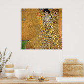 Poster Le portrait d'Adele Bloch-Bauer I par Klimt (Cuisine)