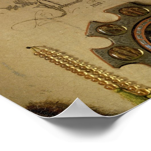 Poster Le portrait de Giovanni Arnolfini (Coin)