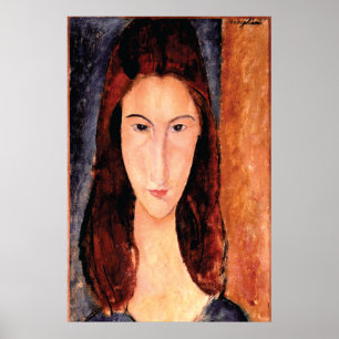Poster Le portrait de l'amant par Amedeo Modigliani 1919