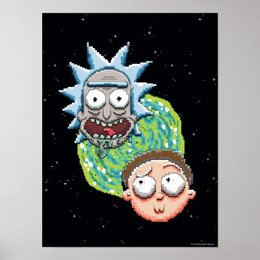 Poster Le Portrait de Rick et Morty (Devant)