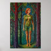 Poster “Le Portrait de Viridra” - Veines de la Canopée (Devant)