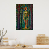 Poster “Le Portrait de Viridra” - Veines de la Canopée (Cuisine)