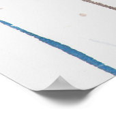 Poster Le portrait psychique moderne d'aquarelle d'une fe (Coin)