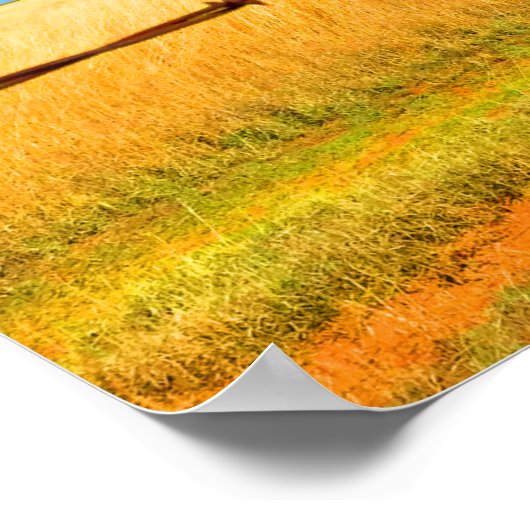 Poster Le poste de clôture (Coin)