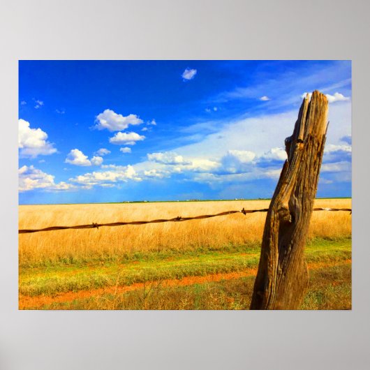 Poster Le poste de clôture (Devant)