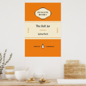 Poster Le pot Bell par Sylvia Plath Penguin Classic Cover (Cuisine)