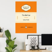 Poster Le pot Bell par Sylvia Plath Penguin Classic Cover (Bureau à domicile)