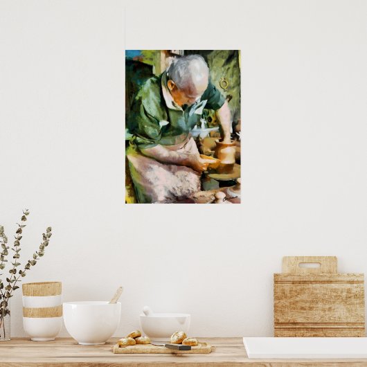 Poster Le potier (Cuisine)