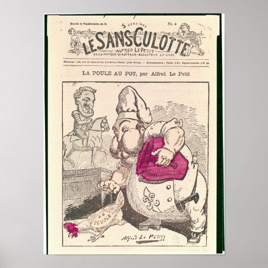 Poster Le Poule au Pot' (Devant)