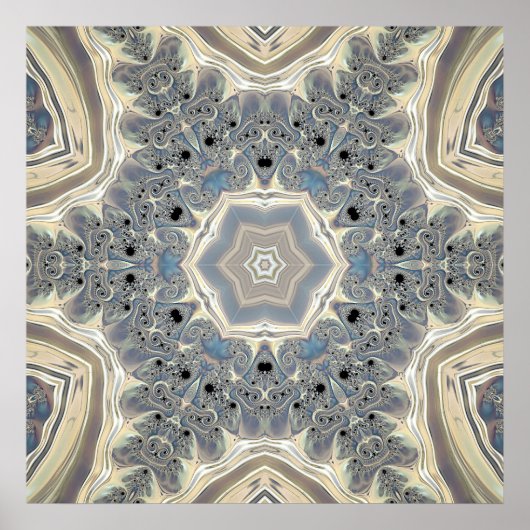 Poster Le pouls d'un rêve fractal (Devant)