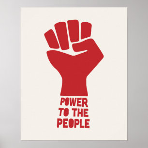 Poster Le pouvoir au peuple