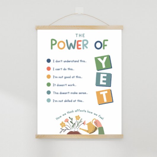 Poster Le pouvoir de l'affiche de classe YET