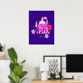 Poster Le pouvoir des filles (Bureau à domicile)