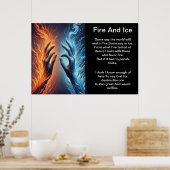 Poster Le pouvoir du feu et de la glace (Cuisine)