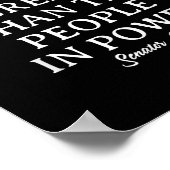 Poster Le Pouvoir Du Peuple Est Supérieur Au Peuple (Coin)