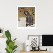 Poster Le Précurseur Par Mosaiciste Byzantin (Bureau à domicile)