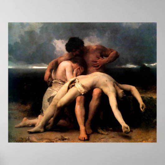 Poster Le premier deuil de Bouguereau (Premier ministre a (Devant)