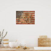 Poster Le premier drapeau américain (Cuisine)