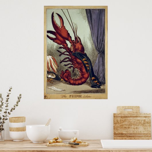 Poster Le Premier Homard (Cuisine)