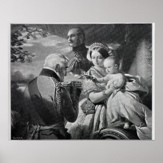 Poster Le premier mai 1851, gravé par Werner (Devant)