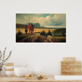 Poster Le premier train (0583B) (Cuisine)