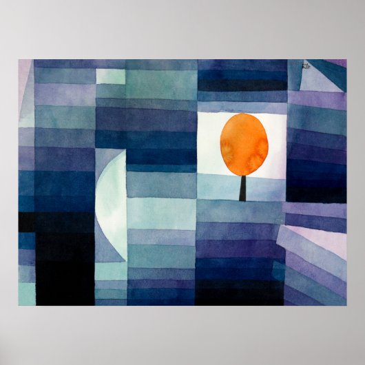 Poster Le Présage de l'Automne de Paul Klee (Devant)