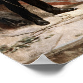 Poster Le Président Abraham Lincoln prononce Un Discours (Coin)