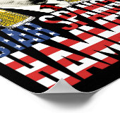 Poster Le Président américain Donald Trump en martelé (Coin)