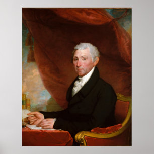 Poster Le président américain James Monroe par Gilbert St