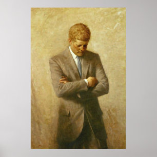 Poster Le président américain John F. Kennedy par Aaron S