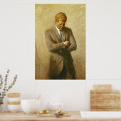 Poster Le président américain John F. Kennedy par Aaron S (Cuisine)