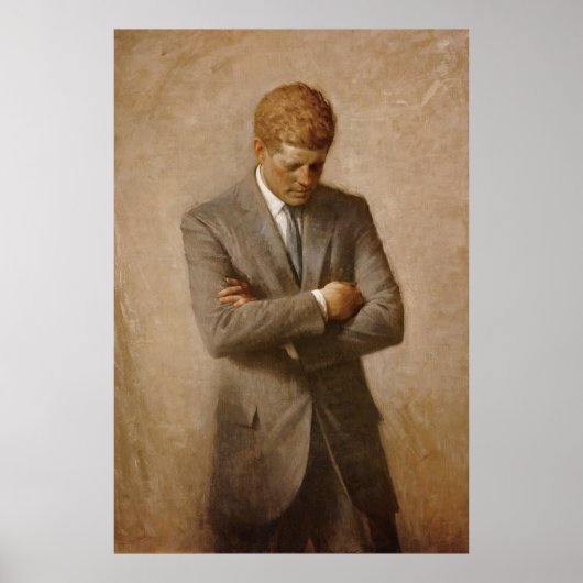 Poster Le président américain John F. Kennedy par Aaron S (Devant)