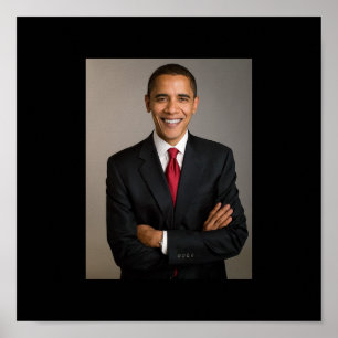 POSTER LE PRÉSIDENT BARACK OBAMA
