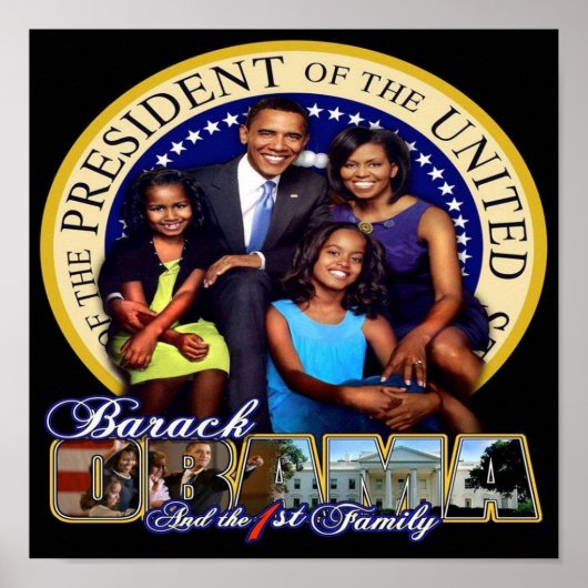 Poster Le président Barack Obama 2008 (Devant)