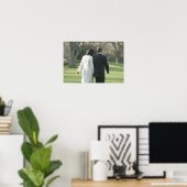 Poster Le président Barack Obama et la première dame Mich (Bureau à domicile)