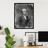 Poster Le président Charles West Daguerreotype 1846 (Bureau à domicile)