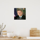 Poster Le Président Clinton "Aider les autres" Cite Sages (Cuisine)