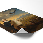 Poster Le président de l'achat de la Louisiane Thomas Jef (Coin)