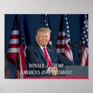 Poster Le Président Donald J. Trump Mt Rushmore Discours