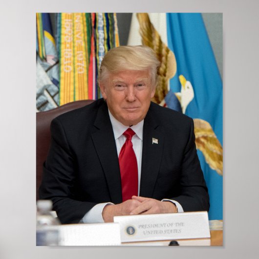 Poster Le président Donald Trump (Devant)